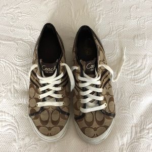 Lightly Worn Coach Sneakers